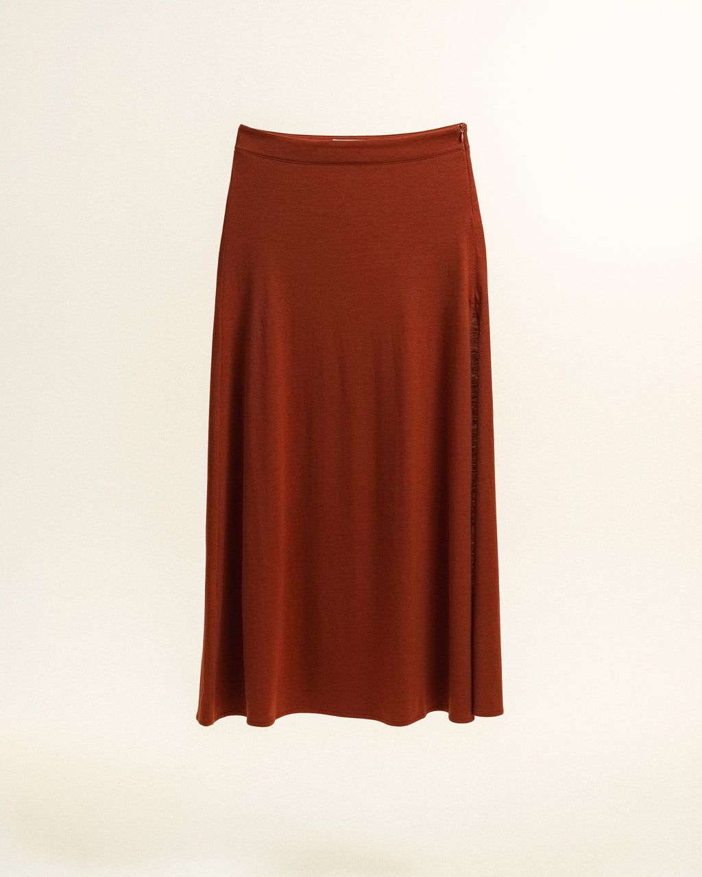 Hibiscus Skirt laid flat to reveal the full design and shape.