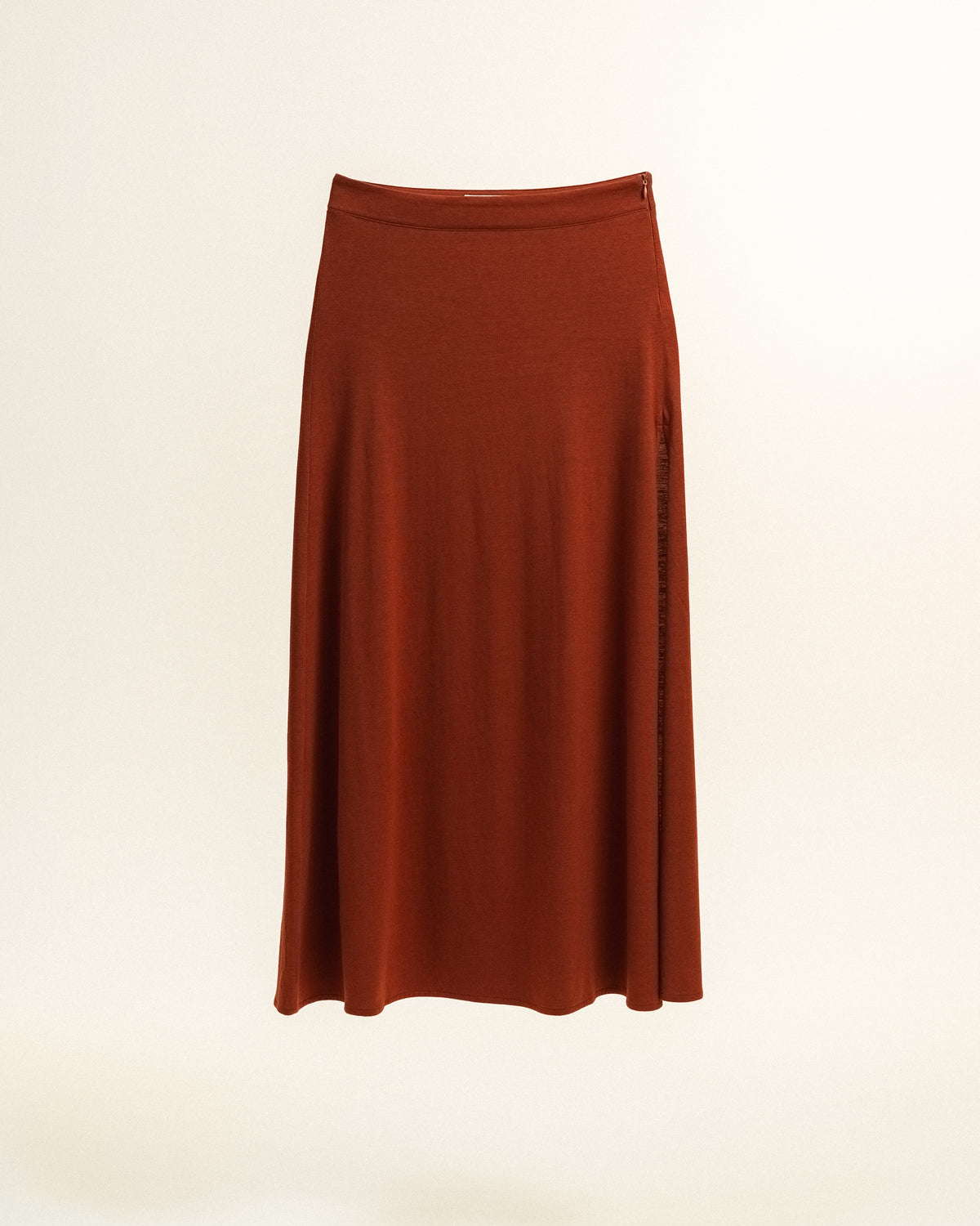 Hibiscus Skirt laid flat to reveal the full design and shape.